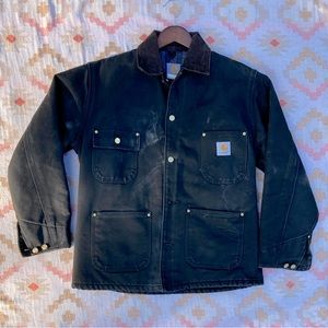 Carhartt Men’s Vintage Worn Blanket Lined Chore Coat